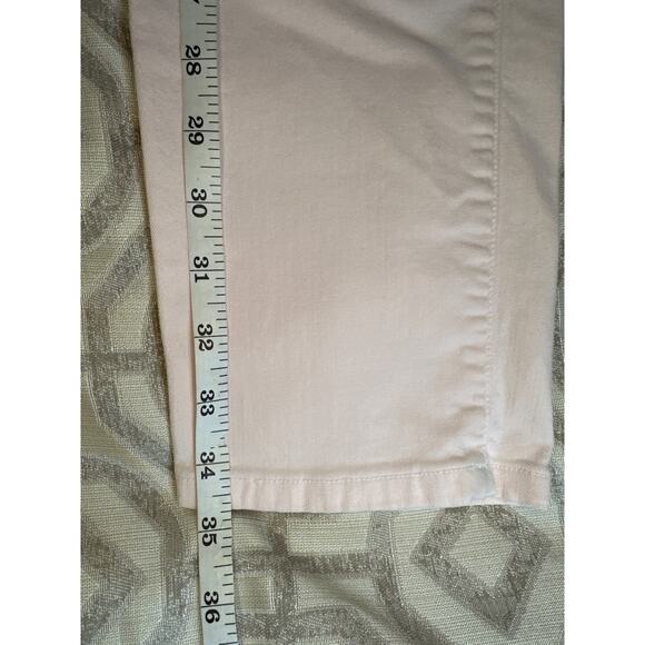 Eileen Fisher Velveteen Pants 8P Petite Organic Cotton‎ Light Pink Stretch Soft - Picture 5 of 8